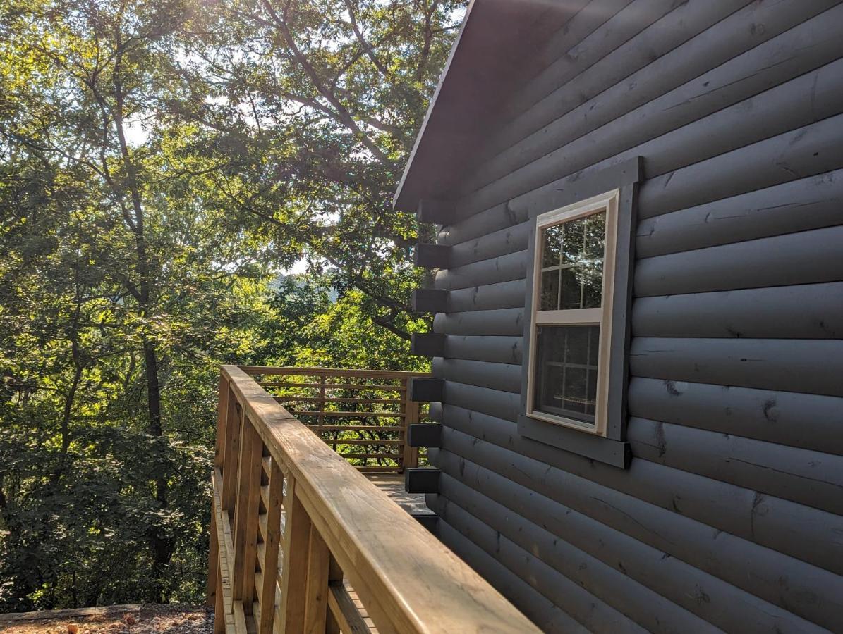 Cabin #6 With Hot Tub Deck And Sunset View At Loblolly Pines Eureka Springs Exterior photo